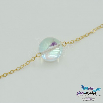 Gold Bracelet - Seven Color Bubble Design-SB1193